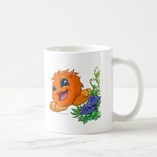 Happy orange JubJub in Neopia Central Coffee Mug