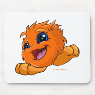 Happy orange JubJub Mouse Pad