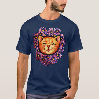 Happy Orange Tabby Cat T-Shirt