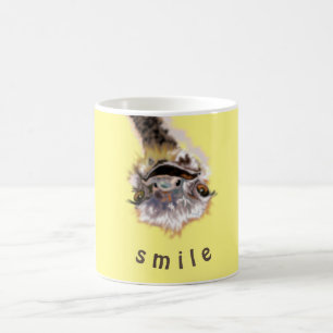 Happy Ostrich Funny Mug Smile - Custom Text