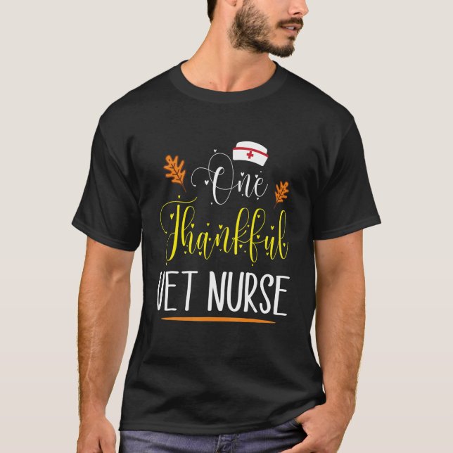 Happy Our Thanksgiving Day Patients One Thankful V T-Shirt (Front)