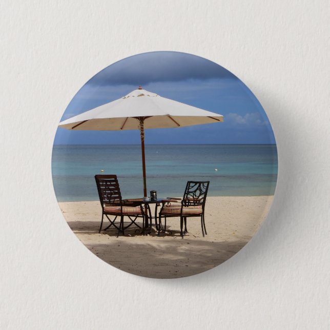 Happy Out 6 Cm Round Badge (Front)