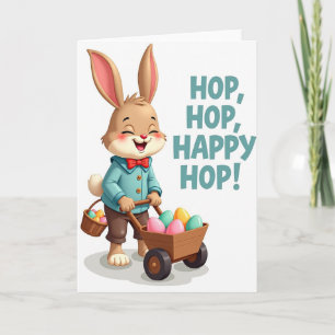 Happy Ovoid Cart Pattern Card