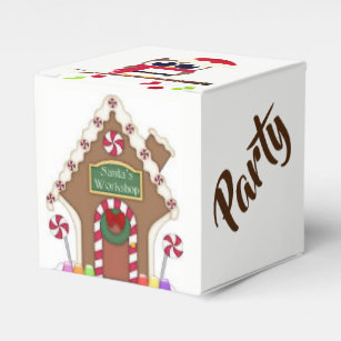 Happy Owl Holiday Party favour box Personalised
