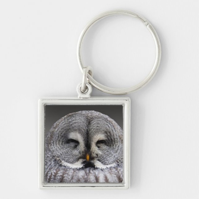 Happy owl key ring (Front)