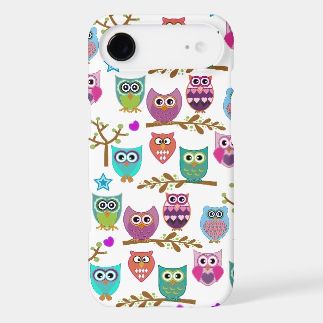 happy owls Case-Mate iPhone case (Back)