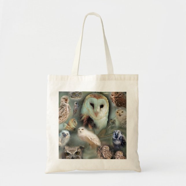 Happy Owls Tote Bag (Front)