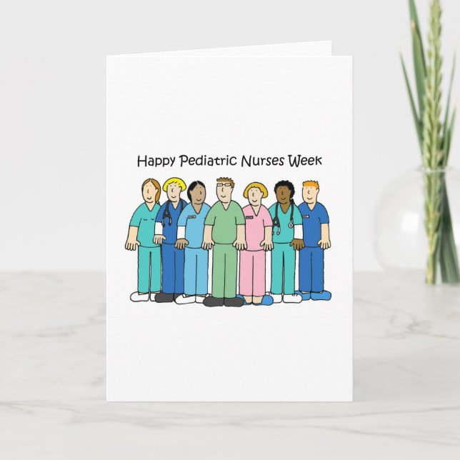 Happy Paediatrics Nurses Week - October Card (Front)