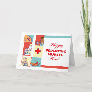 Happy Paediatrics Nurses Week, Patients and Nurses Card