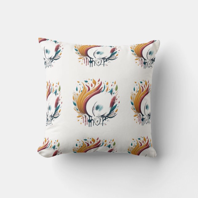 Happy Paly Flame Cushion (Front)