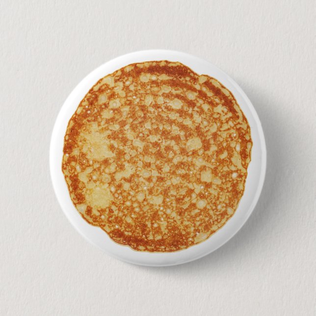Happy Pancake Day! 6 Cm Round Badge (Front)