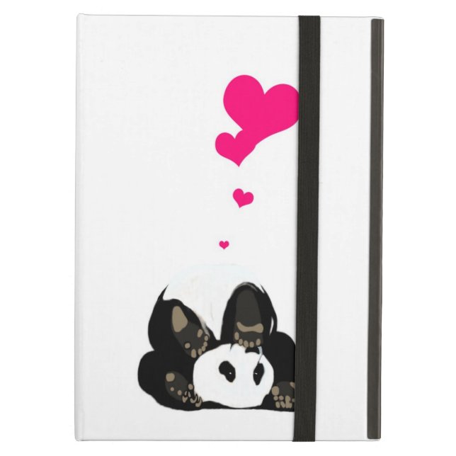Happy panda iPad air cover (Front Closed)