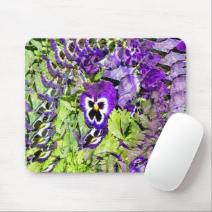 Happy Pansies.... Mouse Pad