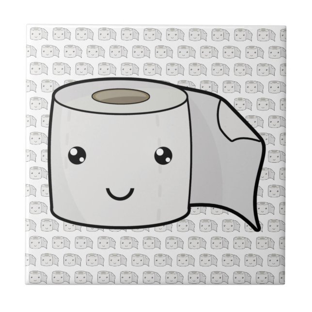 Happy Paper Ceramic Tile (Front)