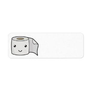 Happy Paper Return Address Label
