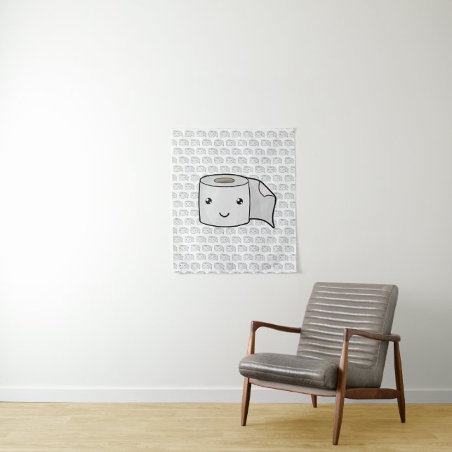 Happy Paper Tapestry (In Situ)