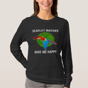 Happy Parrot Scarlet Macaw T-Shirt