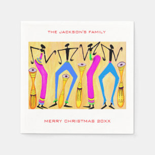 Happy Party Christmas Napkin