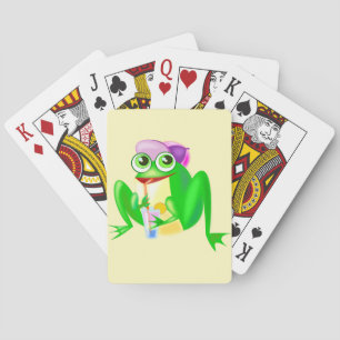 Happy Party Frog - Lucky Playing Cards