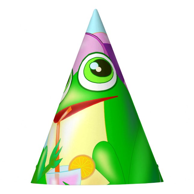 Happy Party Frog Party Hat (Front)