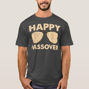 Happy Passover 2022 Funny Matzah Sunglasses T-Shirt