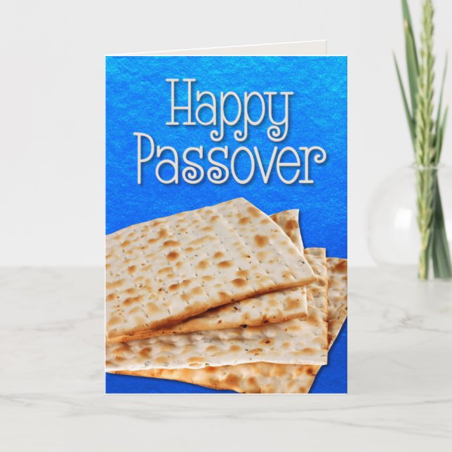 “Happy Passover” Card (Front)
