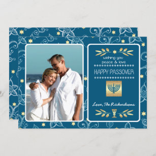 Happy Passover. Custom Photo Card