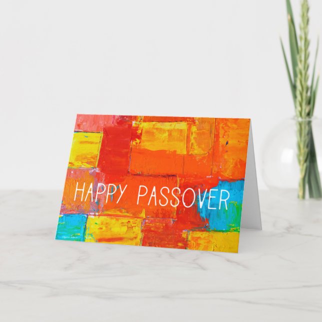 Happy Passover Holiday Card (Front)
