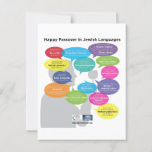 Happy Passover in Jewish languages