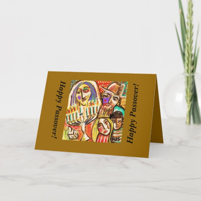 Happy Passover : Jewish Festival of Lights Card (Front)