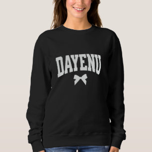 Happy Passover Jewish Passover Seder Dayenu Bow fo Sweatshirt