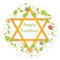 Happy Passover Magen David Sticker