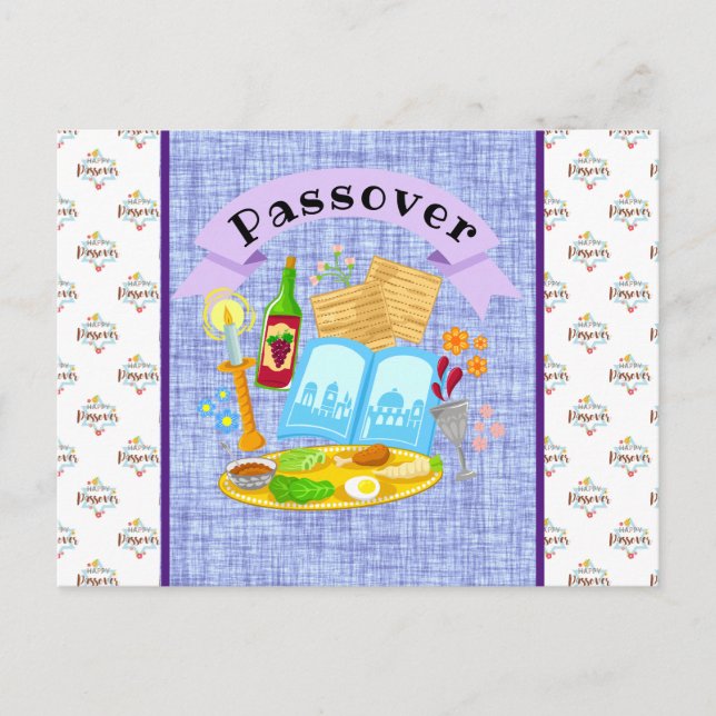 Happy Passover  Postcard (Front)
