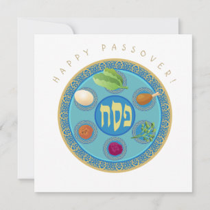 Happy Passover Spring Pesach Seder Holiday Card