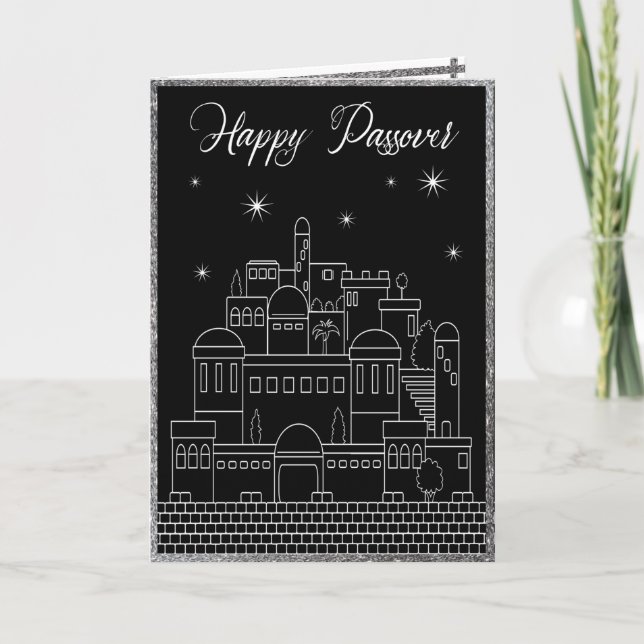 Happy Passover  Thank You Card (Front)