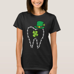 Happy Patrick Day Dentist Dental Leprechaun Tooth  T-Shirt