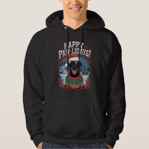 Happy Pawliday Cane Corso Merry Christmas Fun Hoodie