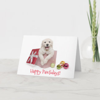 Happy Pawlidays Christmas Card