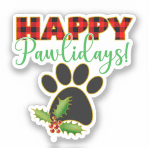 Happy Pawlidays   Christmas Gift for Dog Lover