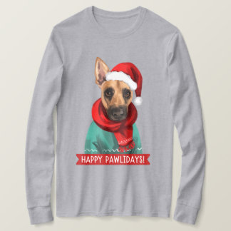 Happy Pawlidays Christmas T-Shirt, Vaden the BMC T-Shirt