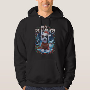 Happy Pawlidays West Highland White Terrier Xmas Hoodie