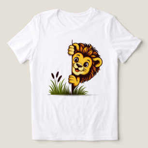 Happy Peek Lion Women’s Nature T‑Shirt Tri-Blend Shirt