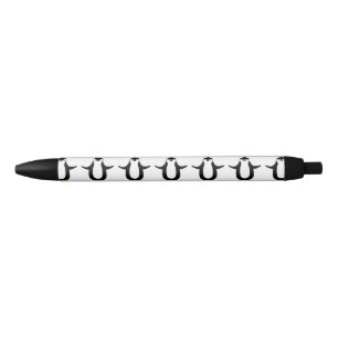 Happy Penguin Black Ink Pen