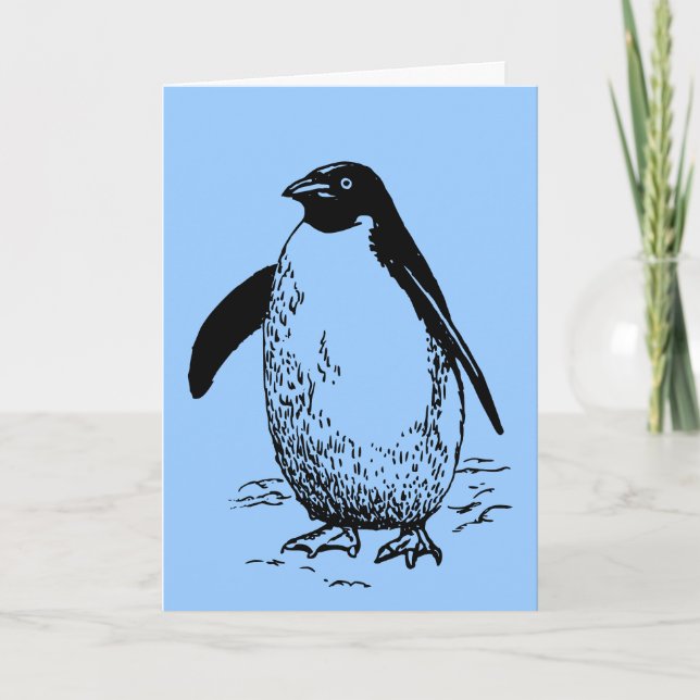 Happy Penguin Card (Front)
