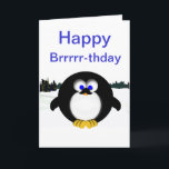 Happy Penguin Card<br><div class="desc">Cutest birthday card</div>