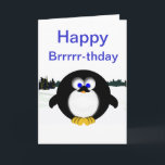 Happy Penguin Card<br><div class="desc">Cutest birthday card</div>