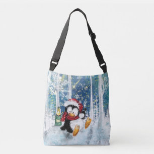 Happy Penguin - Christmas Crossbody Bag