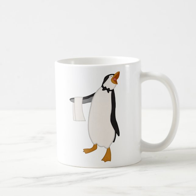 Happy Penguin Coffee Mug (Right)