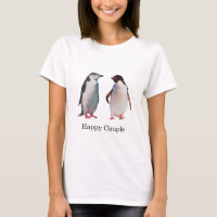 Happy Penguin Couple T-Shirt