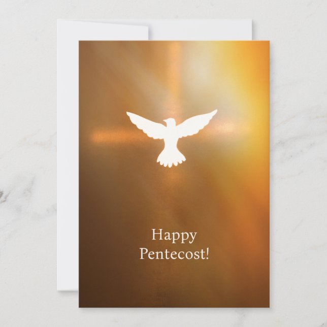 Happy Pentecost Holiday Card (Front)